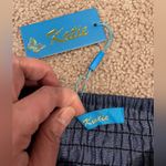 Skatie KATIE Strapless Denim Blue Retro Boho Mini Dress Photo 2