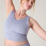 Athleta New XL A-C Transcend V-Neck Crop Sports Bra Nova Swallowtail Print Photo 5