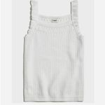 J.Crew  Ruffle Crochet Summer Sweater sz XL Photo 2