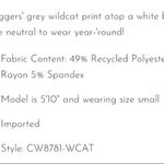 Chaser  RPET LOVE RIB SHIRRED JOGGER Animal Print Medium Photo 7