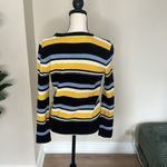 Parker  Montego Striped Ruffle Sweater In Yellow Multi Small Photo 3