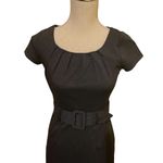 H&M  Belted Dress Zip Back Cap Sleeve Sz 6 Photo 3