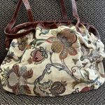 Furla Veg Floral Tapestry and Leather Shoulder Bag Photo 6
