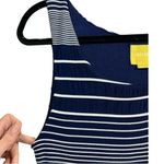 Maeve Anthropologie  Striped Tank Dress Navy Size Small Vacation Resortwear Beach Photo 7