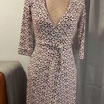 Diane Von Furstenberg  New Julian Two Wrap Dress Size 2 Moroccan Elderberry $478 Photo 2