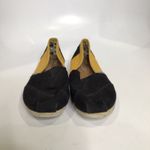 Toms black yellow flats slip on casual women's size 7.5 Hawkeyes color block Photo 1