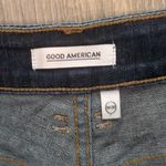 Good American  Distressed High Waist Cutoff Fringe Shorts Size 10/30 Photo 2
