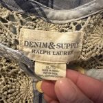 Denim & Supply  Ralph Lauren plaid shirt with a lace yoke XL Photo 4