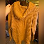Aerie Oversized Wool Blend Knit Hoodie Size Medium Photo 2