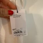 Sonoma  NWT white ribbed ruffle sleeve tank small Photo 3