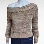 Free People  Sugar Rush Wild Horse Combo Off Shoulder Sweater Size XS Photo 2
