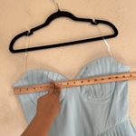 House Of CB House‎ of CB ‘Marcella’ Ocean Blue Pleated Maxi Dress NWOT size L D-DD Photo 6