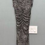 Norma Kamali  Animal Print Sleeveless Bodycon Midi Dress XS Photo 2