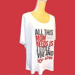 Bella Canvas Nwot! Super cute T-shirt for Bon Jovi lovers !! Photo 2