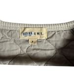 Donni Cream Quilted Long Sleeve Oversized Jacket Size Small Photo 5