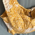 Du Paradis: Marigold cropped, side zip, thick strap top Photo 5