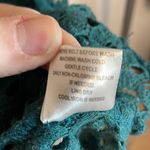 Pretty Rebellious Green Lace‎ Tank Top Cover Up No Size Tag Photo 3