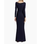 Chiara Boni La Petite Robe Kaya Mermaid Gown Women's 40 Navy Blue Long-Sleeve Photo 1