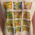 Ramen Noodles Soup Packages Crewneck Pink Photo 2