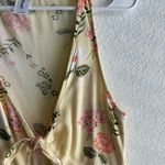 Abound Yellow Floral Midi Dress Photo 1