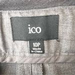 ICO Gray Dressy Work Pants Women’s Size 10P Petite Photo 5
