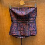 Intermix ciara brocade metallic strapless top Photo 2