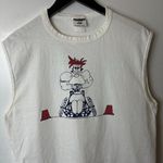 Vintage Wheelchair User Warrior Athlete Muscle Shirt 90s Y2K Tank Top White Size M Photo 7