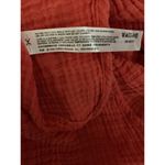 Anthropologie Braided Halter Mini Sun Dress Orange XL New NWT 100% Cotton RARE Photo 7