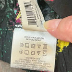 New! NWT BCBG Maxazria Multicolored Floral Wide Leg Pants Small Yellow Photo 8