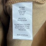 Nili Lotan Womens Jacket Small Camel Brown 1/4 Zip Collar Velour Sweater Track Photo 4