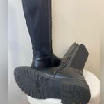 Wanted womens Black faux Leather Knee Photo 4