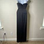 BCBGMAXAZRIA  Navy Blue Strapless Gown Size 4 Photo 4