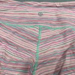 Lululemon Wunder Under Leggings Pink Multi Stripe Size 6 Photo 3