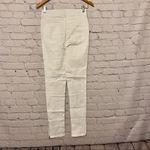 Martha Stewart Women’s Knit Denim Ankle Jeans w/ Zipper White Size 0 Reg *FLAW* Photo 1