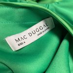 Mac Duggal Spring Green Cut Out One Shoulder Satin Gown Size 4 $498 68485 Photo 11