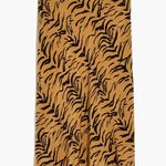 Madewell Silk Midi Slip Skirt in Tiger Stripe Photo 2