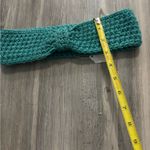 Teal handmade Knitted Headband Green Photo 2