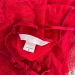 Victoria's Secret Victoria Secret Red Sheer Mini Slip Dress Size Small  Photo 6