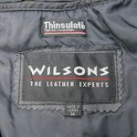 wilson's leather Vintage 90s  Black Leather Bomber Jacket Photo 10