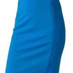 Diane Von Furstenberg  New Koto Pencil Skirt Mini Pleated Zip Viscose Blue 8 Photo 0