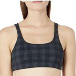 Alo Yoga  OCCASION sports Bra Black and grey Plaid size medium Photo 0