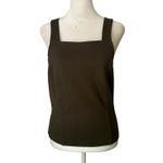 Anthropologie Porridge army green cross-strap tank top size M NWT Photo 1