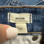 Madewell Women's Balloon Jeans Corson Wash Blue High-Rise Wide-Leg Size 24 Photo 7