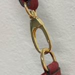 Anna Poala | Italian Leather Shoulder Bag ~ Maroon w/ Crossbody Strap Red Photo 4