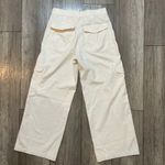 Madewell  Women's Size 27 Ecru Wide Leg Crop Utility Cargo‎ Pants Photo 7