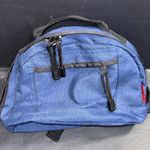 Route 66 Vintage Retro Fanny Pack Blue Adjustable Strap Zipper Pockets Belt EUC Photo 0