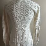 Gap Vintage  wool blend open cable knit v neck cardigan medium Photo 10