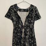 French Connection  Black White Diamond Geometric Snake Snakeskin ish Sheath Dress Photo 11