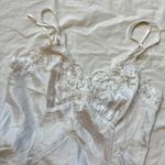 Victoria's Secret beautiful white pearl beaded lace long slip dress Photo 3