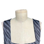 Allfenix Bandeau Sports Bra Tiger Animal Print Stretch Gray Black Size Medium Photo 1